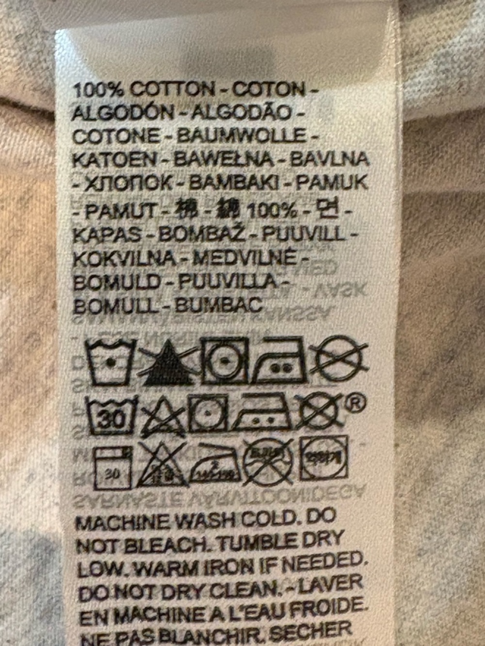 Levi’s Rhinestone Cowboy Hat Graphic Tee Gray Short Sleeve Size L NWT - Picture 5 of 7